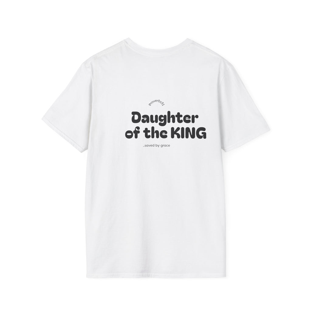 Christian T-Shirt — "Holy Fire" Saved by Grace (Ephesians 2:8) Graphic Tee