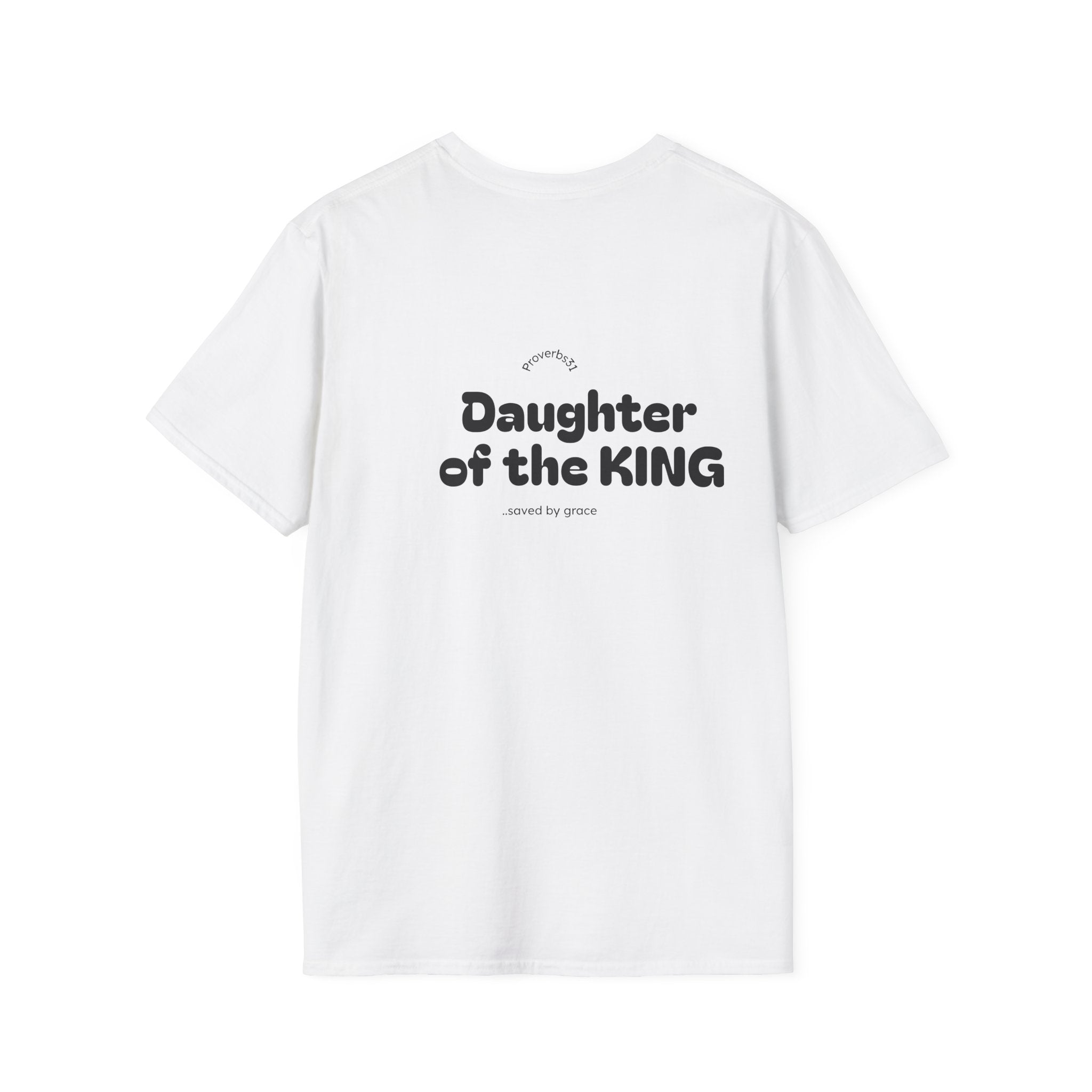 Christian T-Shirt — "Holy Fire" Saved by Grace (Ephesians 2:8) Graphic Tee
