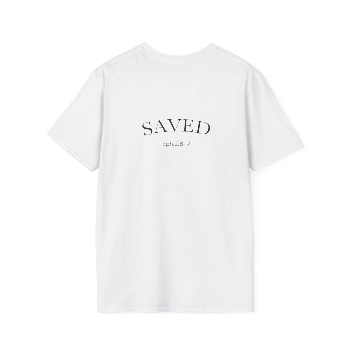 T‑Shirt — “Saved by Grace” Pink Leopard Cross Christian Faith Tee