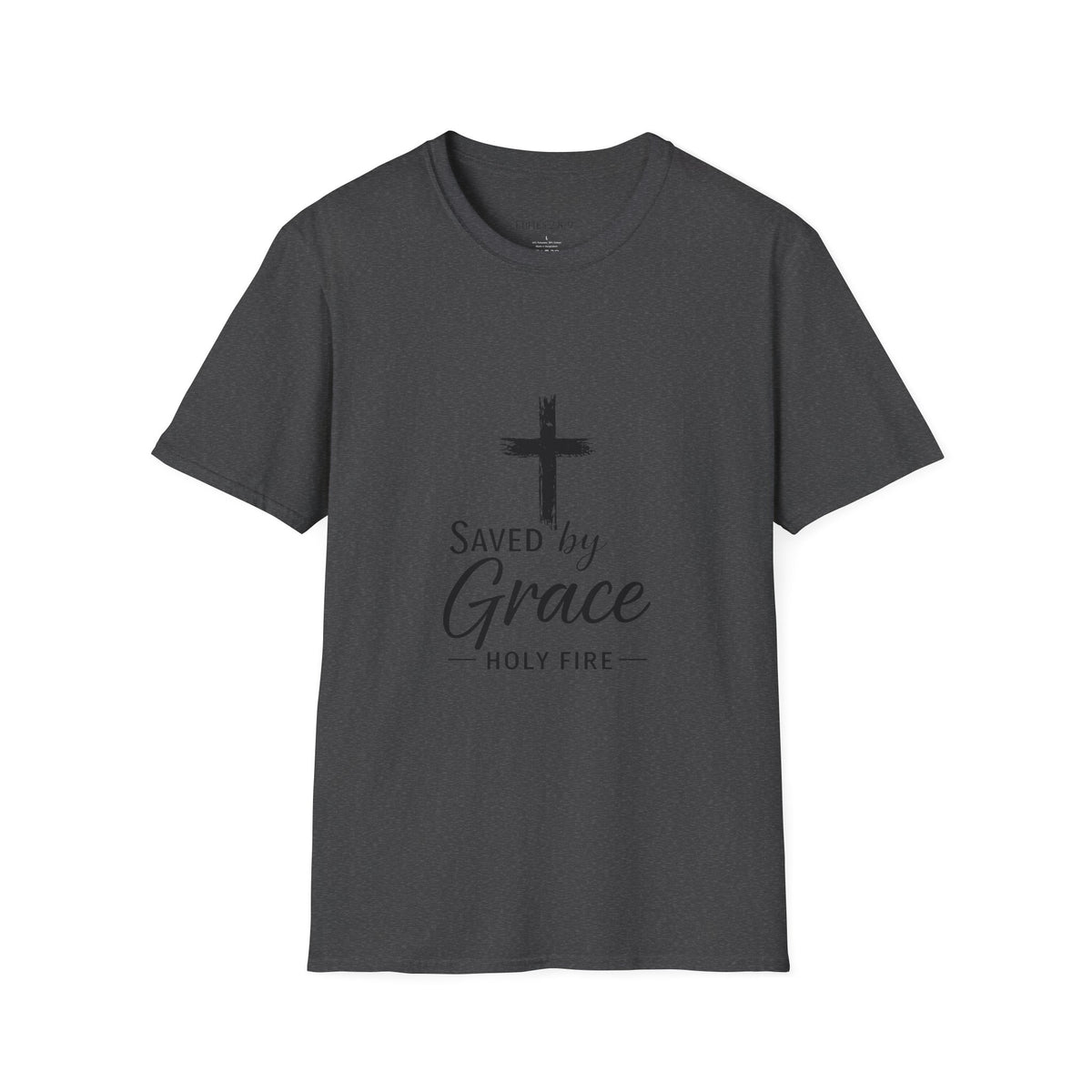 Christian 'Saved by Grace' T-Shirt - Inspirational Cross Faith Tee