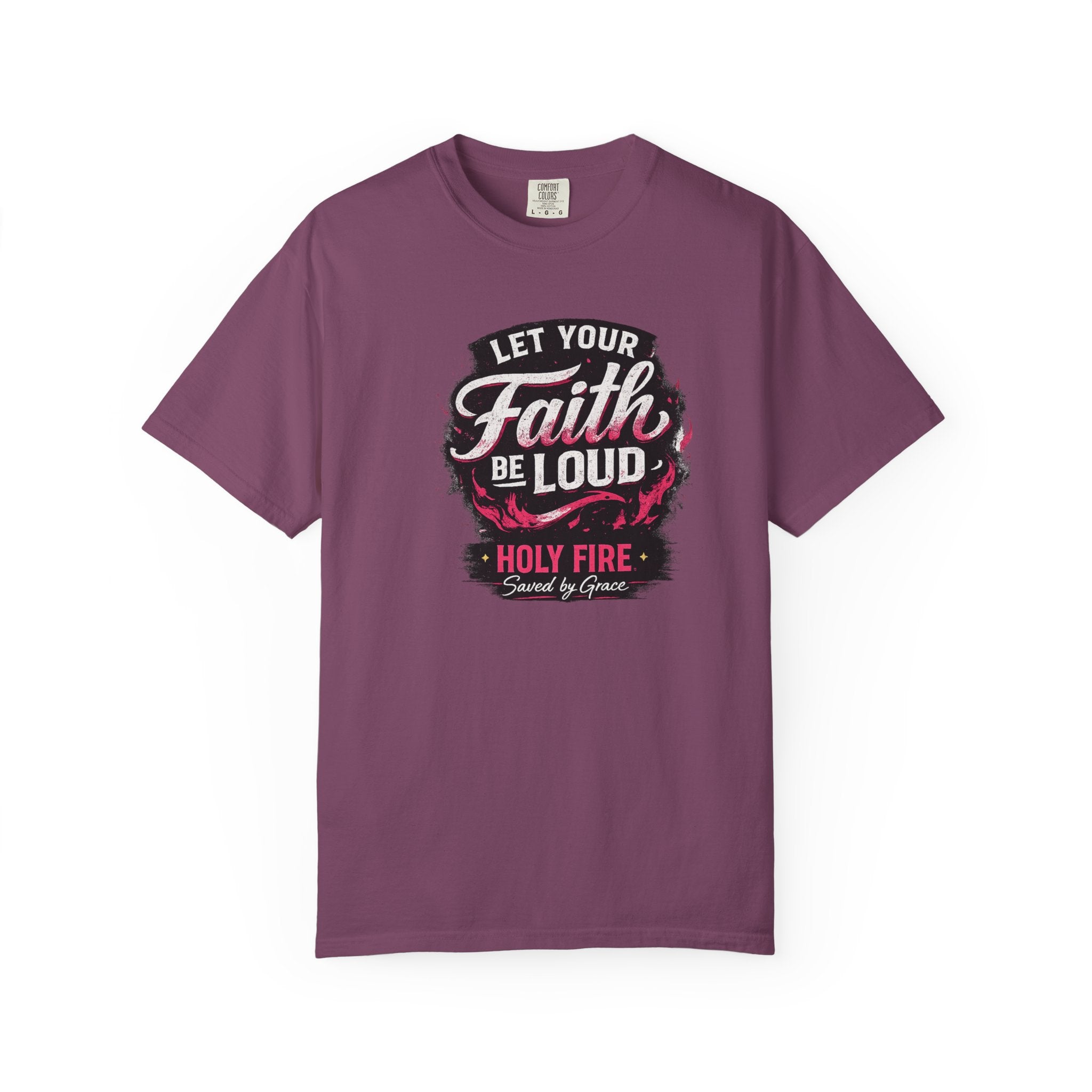 Faith Be Loud T-Shirt — "Let Your Faith Be Loud" Christian Graphic Tee