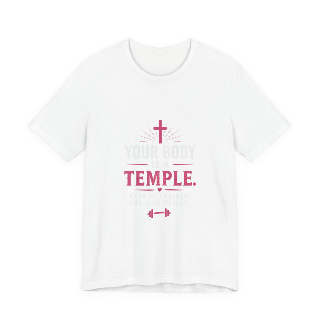 Your Body Temple T‑Shirt — Christian Fitness Faith Tee
