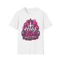 Christian T-Shirt — "Holy Fire" Saved by Grace (Ephesians 2:8) Graphic Tee