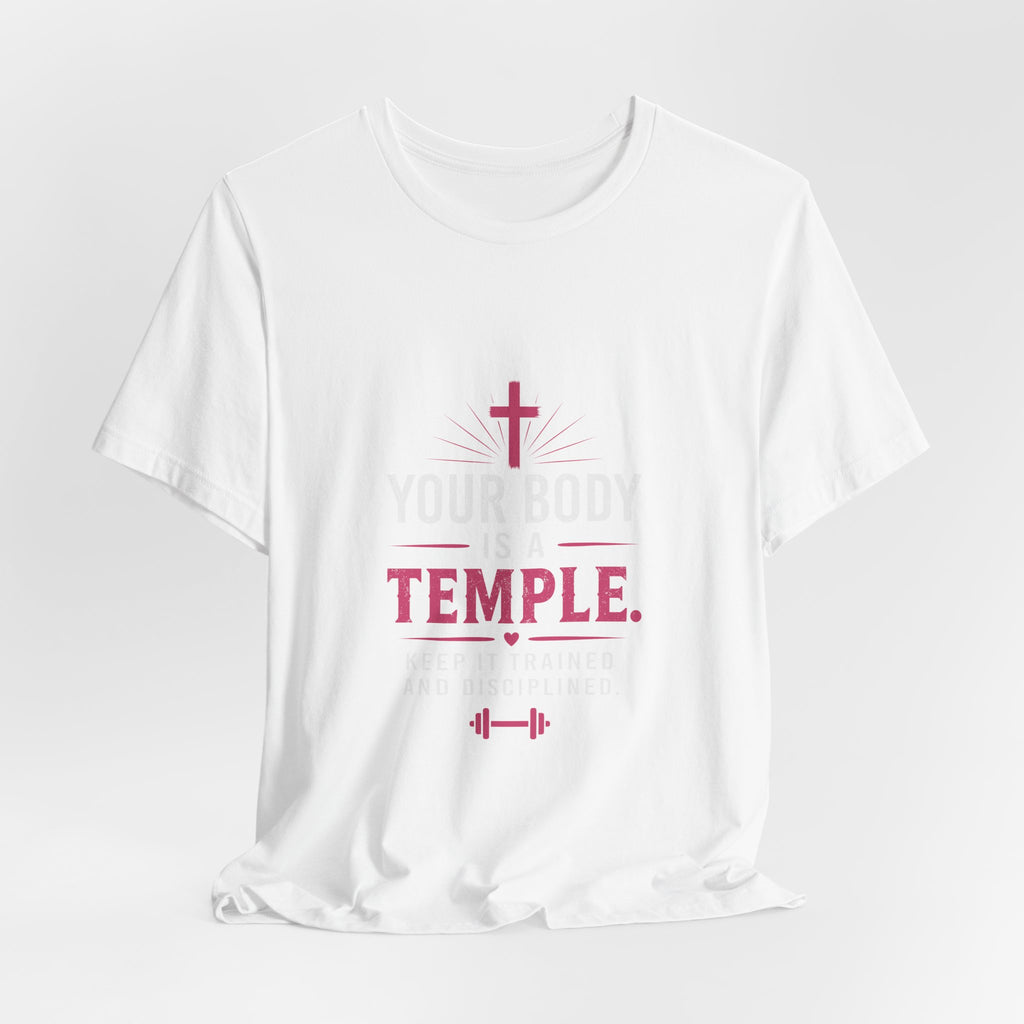 Your Body Temple T‑Shirt — Christian Fitness Faith Tee